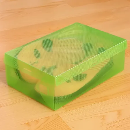 Foldable Clear Plastic Shoe Storage Box