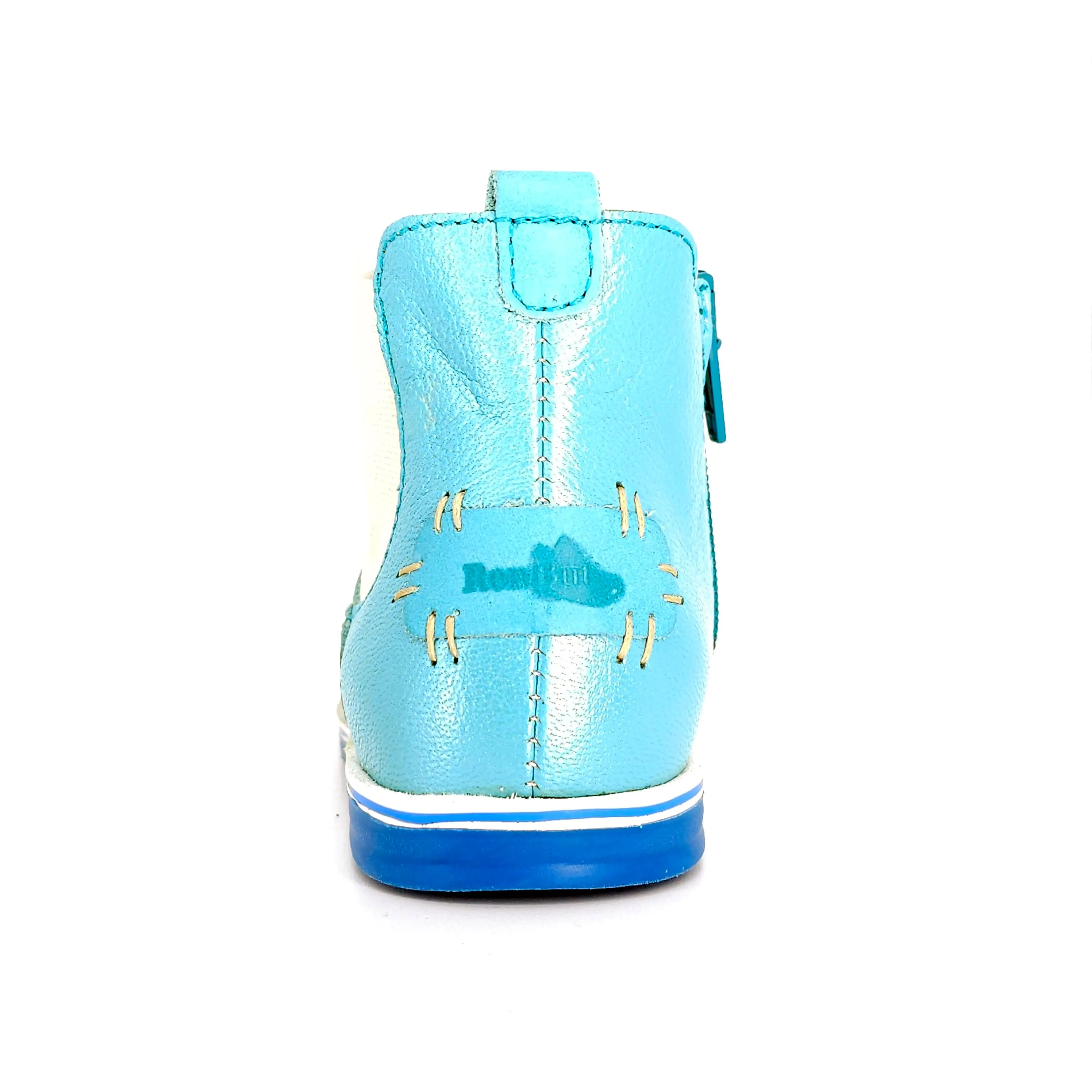 Girls Turquoise Chelsea Bootie