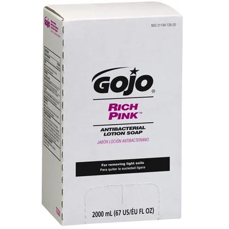 GOJO Rich Pink Antibacterial Lotion Soap(2000 mL PRO? TDX?)