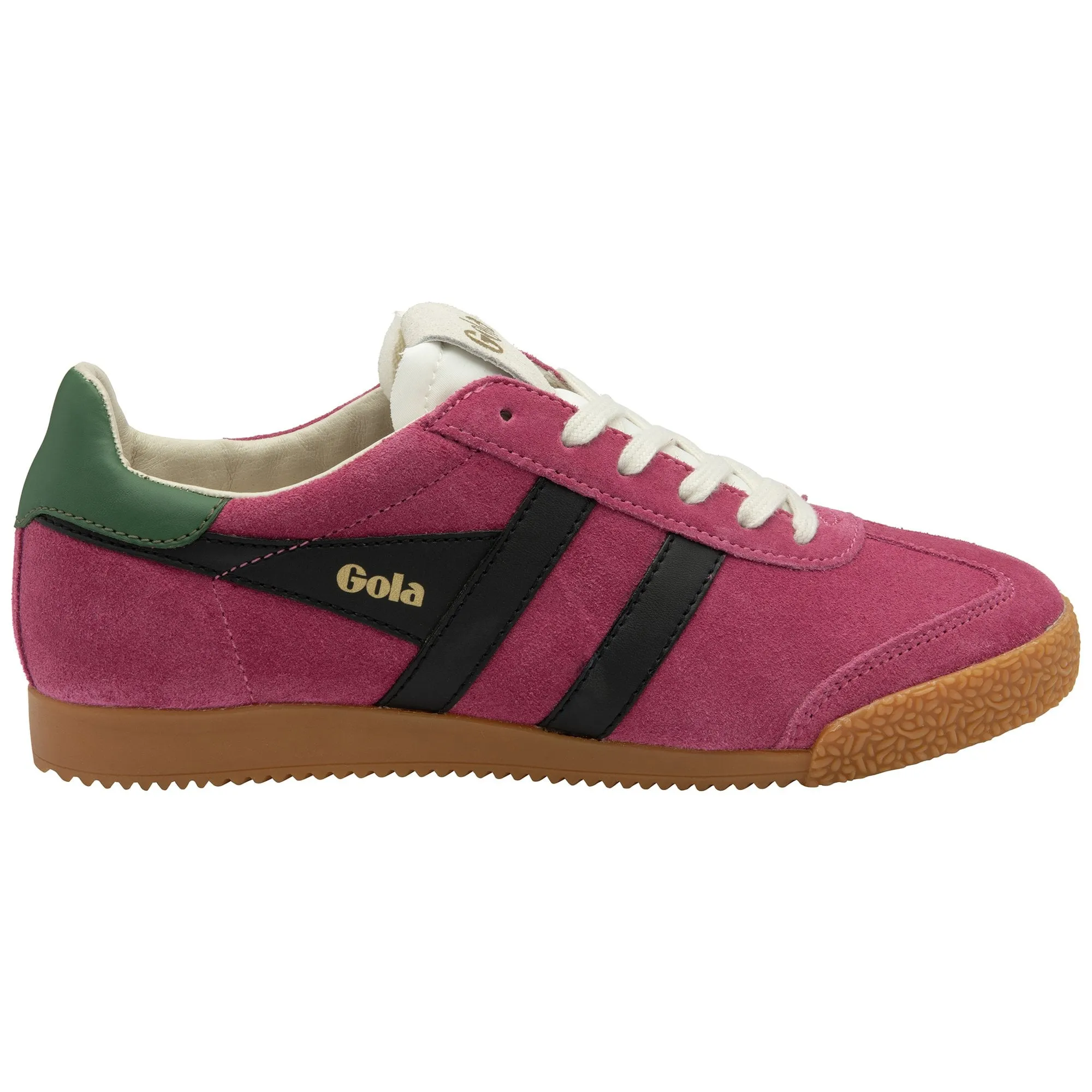 Gola Womens Trainer Elan Fuchsia/Black/Evergreen