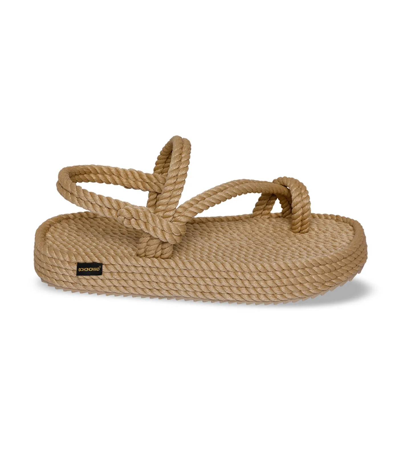 Hawaii Platform Sandals Beige