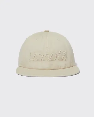 Huf Distressed Logo 5 Panel Hat - Linen