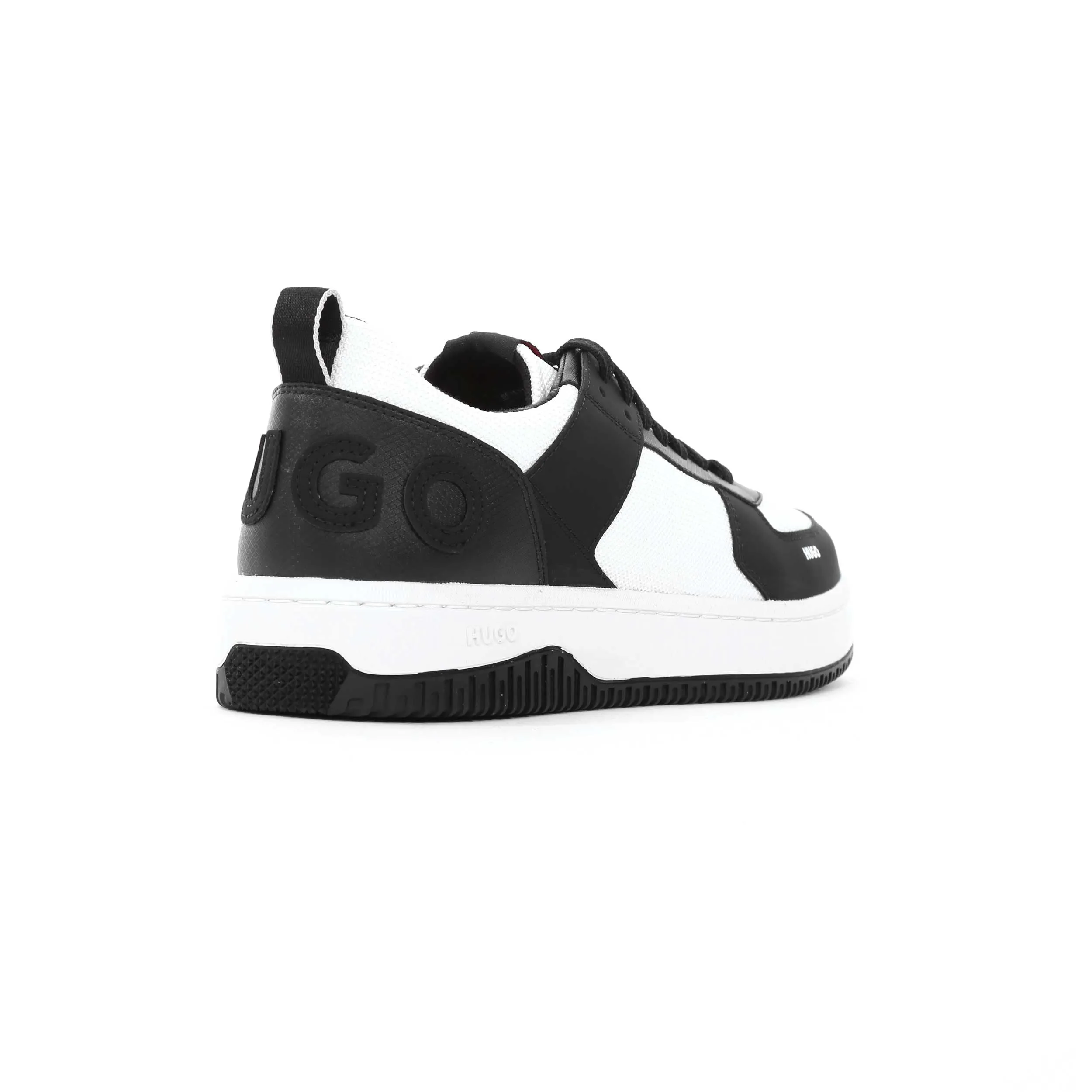 HUGO Killian Tenn pume Trainer in Black & White