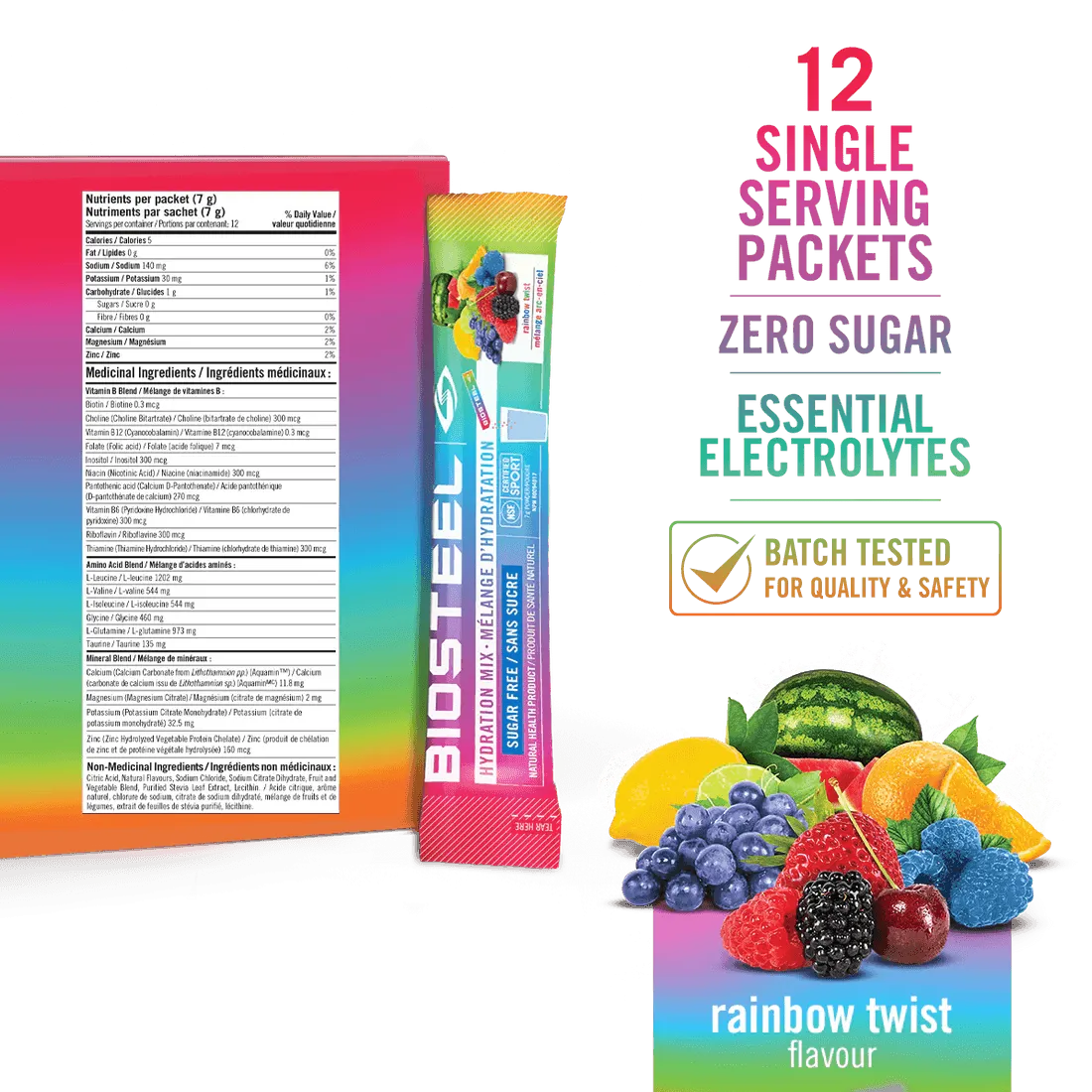 HYDRATION MIX / Rainbow Twist - 12 Servings