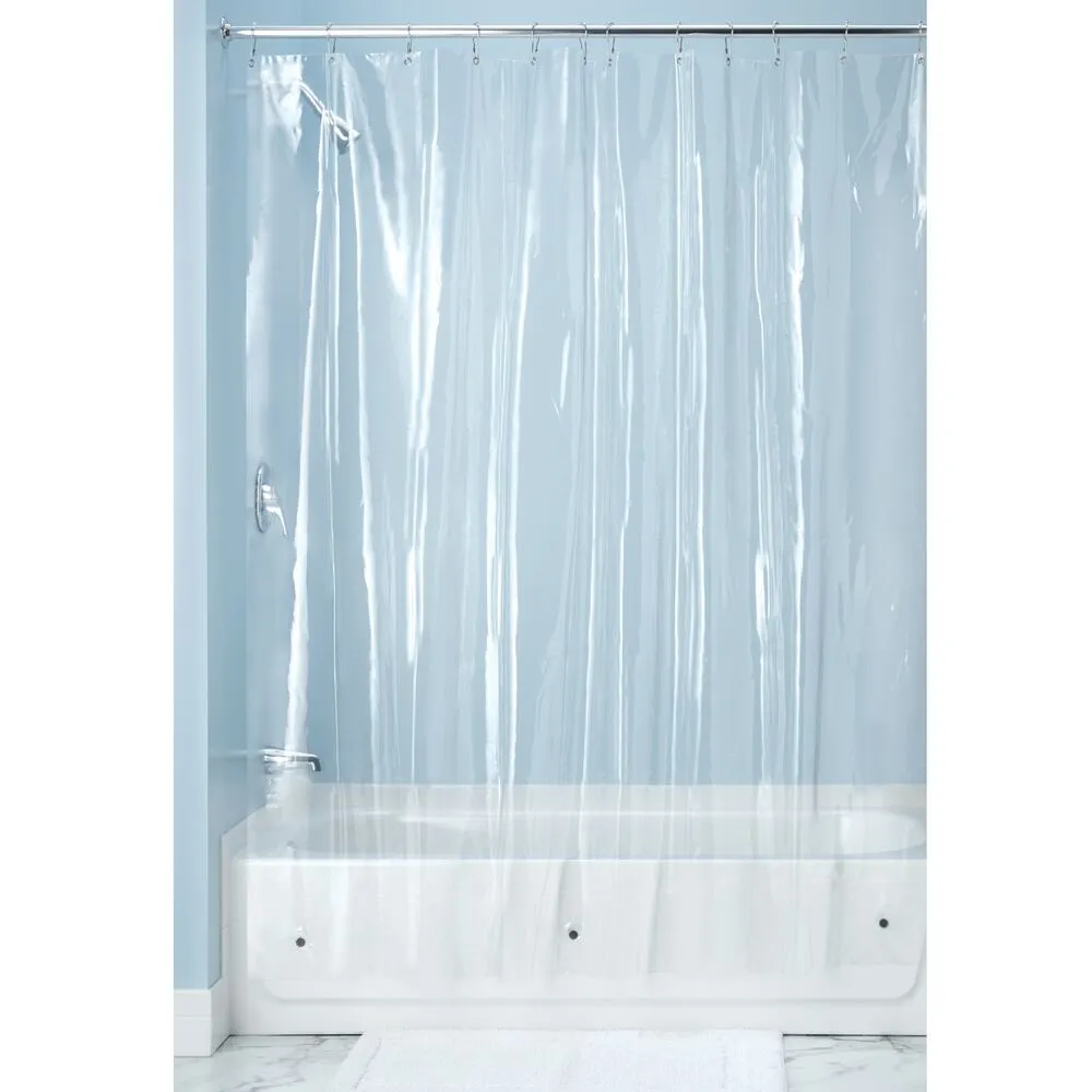 iDesign Vinyl Shower Liner in Clear