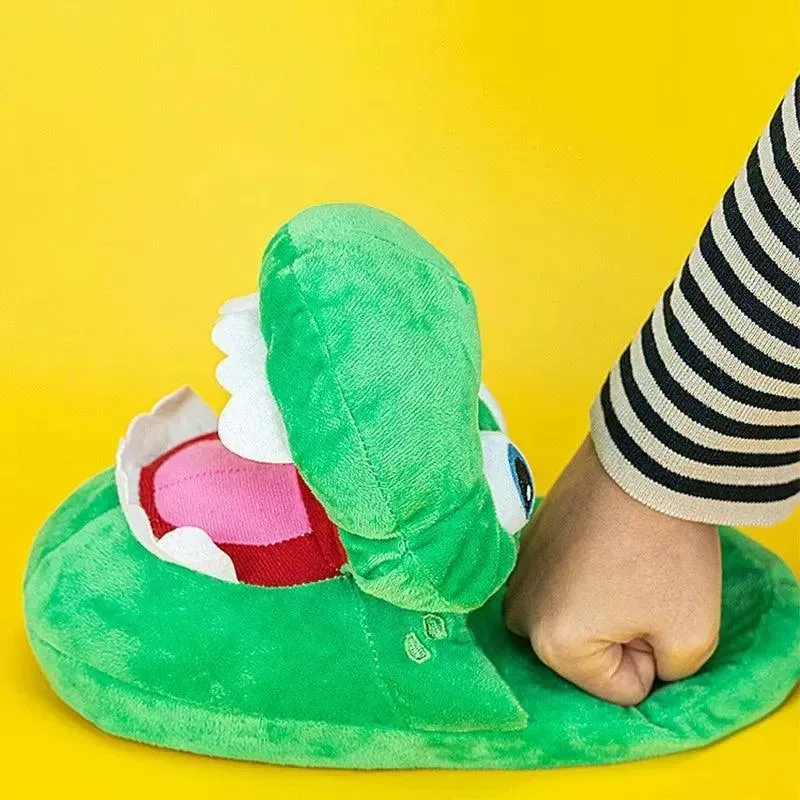 Indoor Croc Plush Slippers