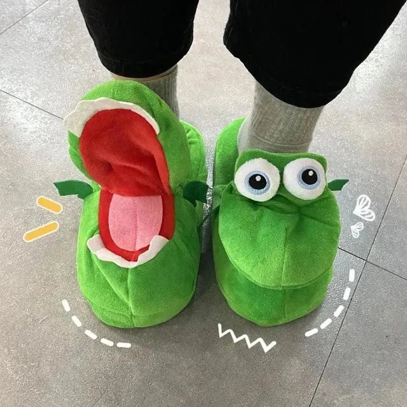 Indoor Croc Plush Slippers