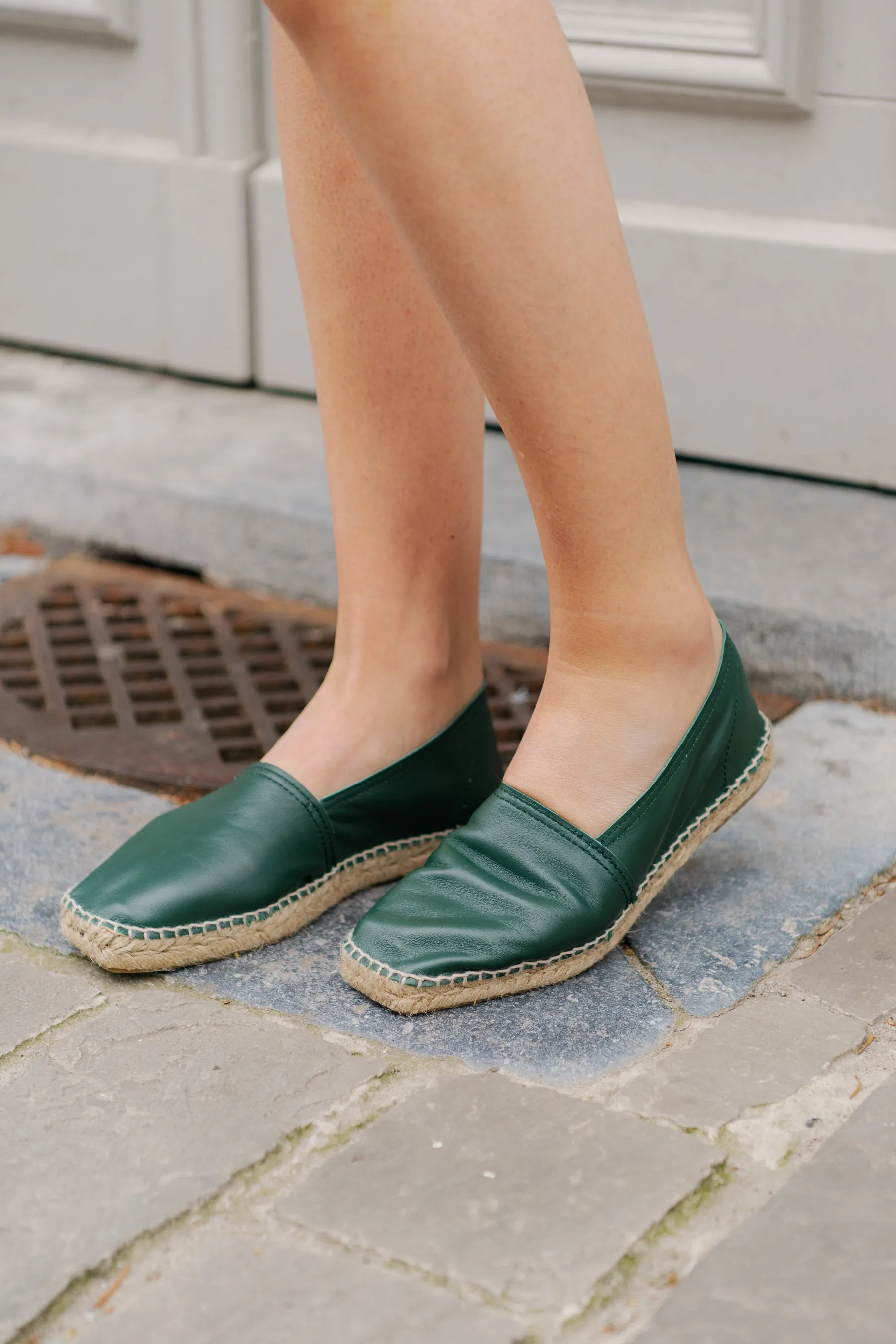 Jutelaune Espadrilles - Forest Green