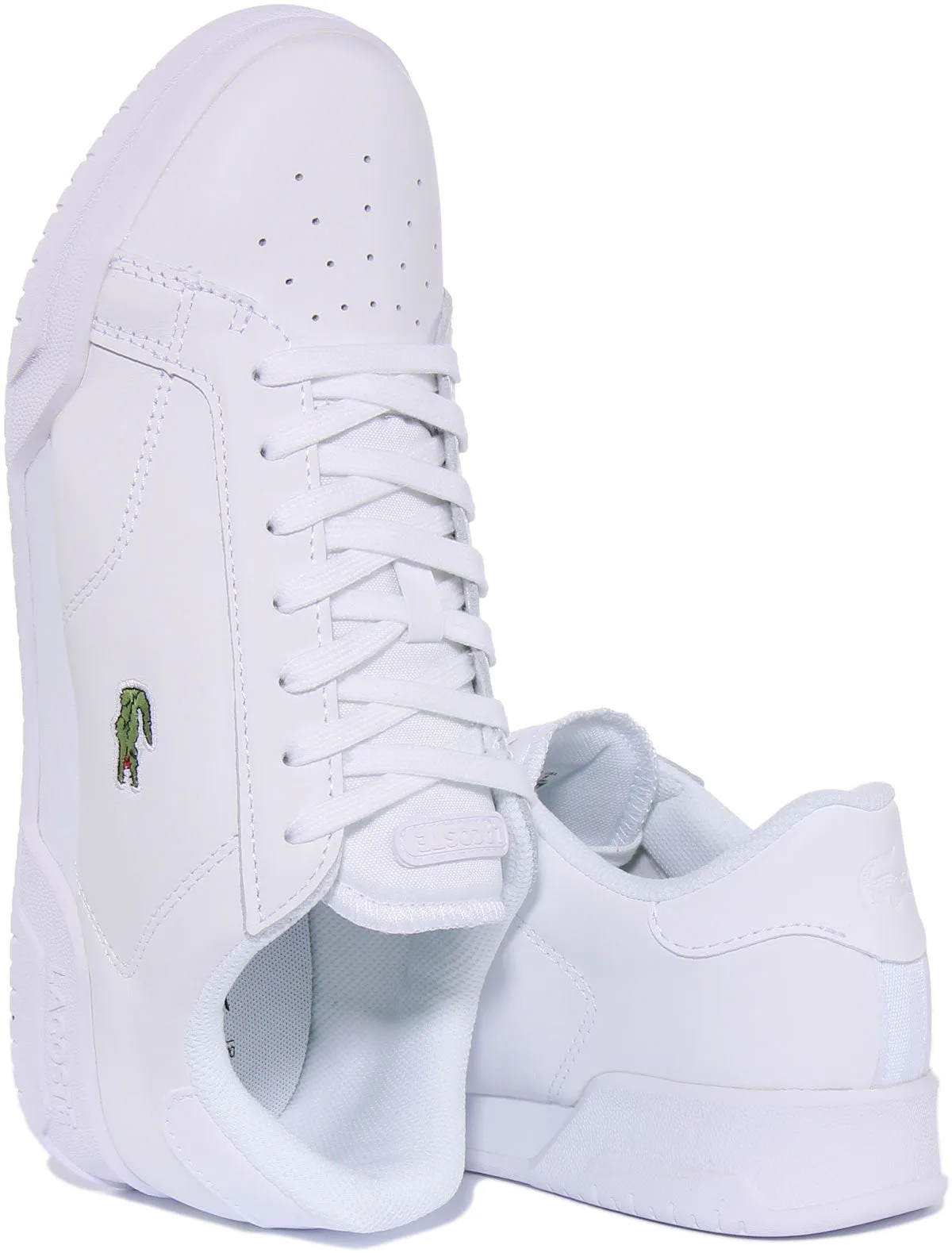 Lacoste Twin Serve 0721 In White For Men