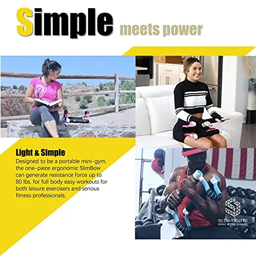 Low Impact at Home Workout Equipment - Multifunctional Exerciser for Abs, Thighs, Glutes, Calves, Upper and Lower Body, Lightweight, Portable and Compact Exercise for Total Body Toning and Strength