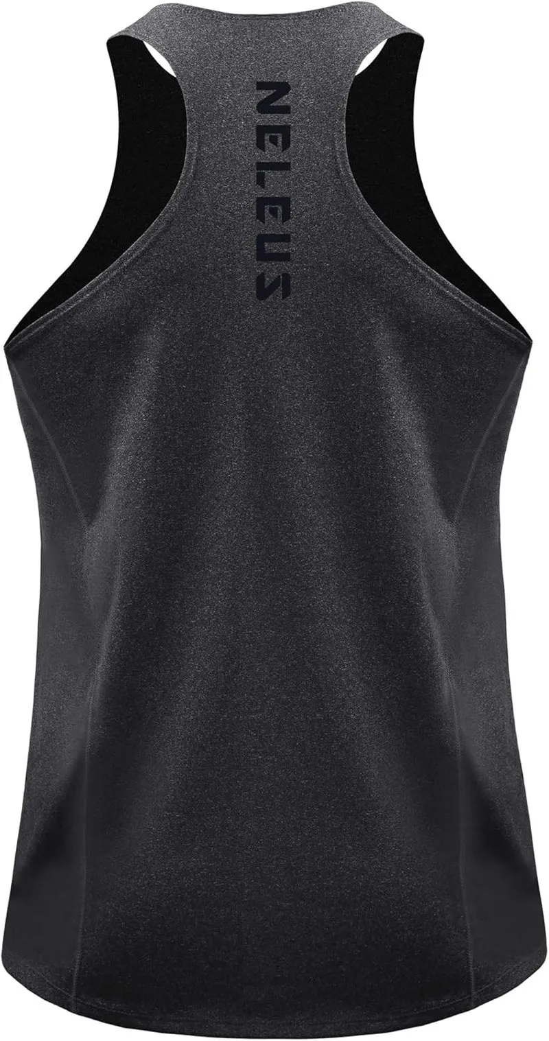 Men'S 3 Pack Running Tank Top Dry Fit Y-Back Athletic Workout Tank Tops