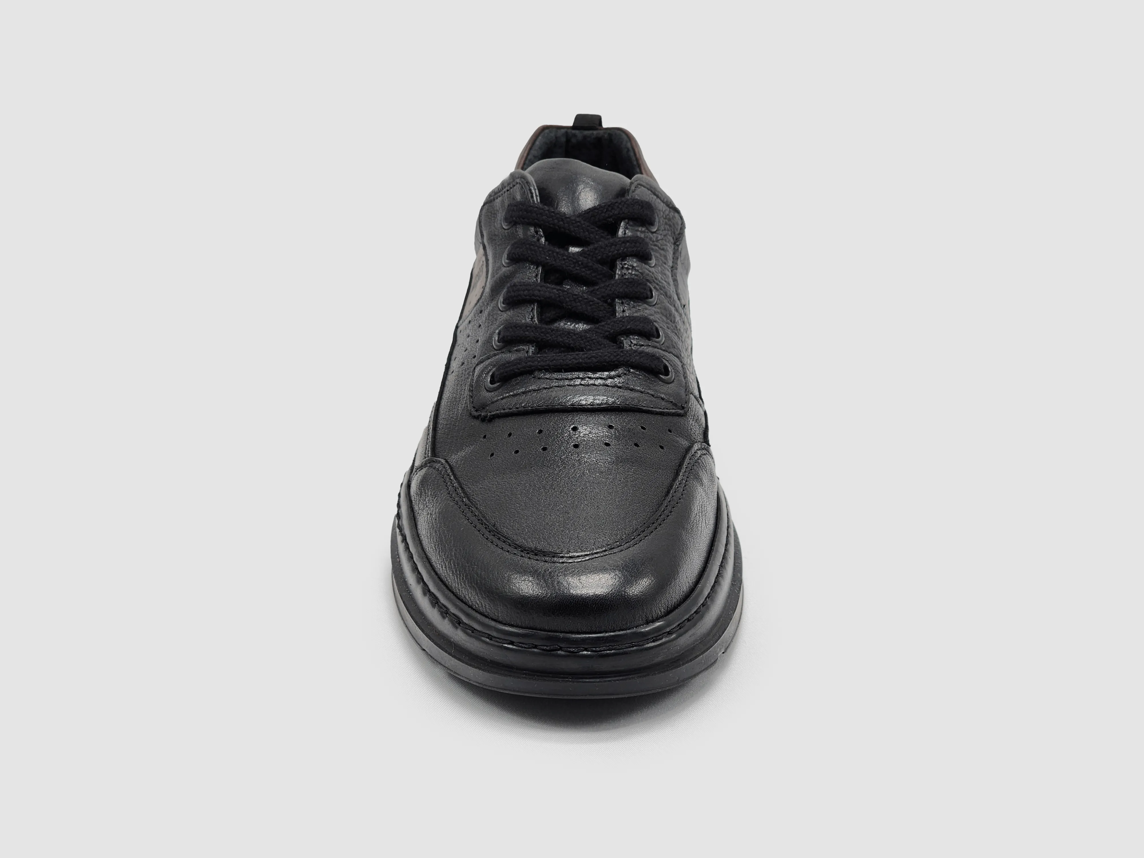 Men's Casual Leather Shoes - Black