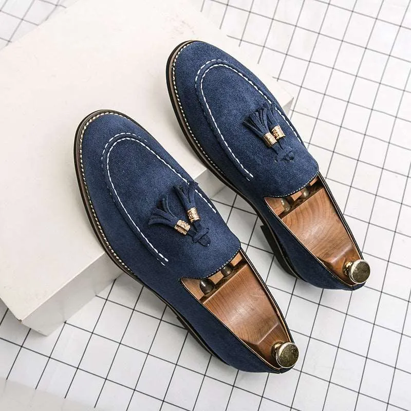 Men's Elegant Matte Leather Shoes