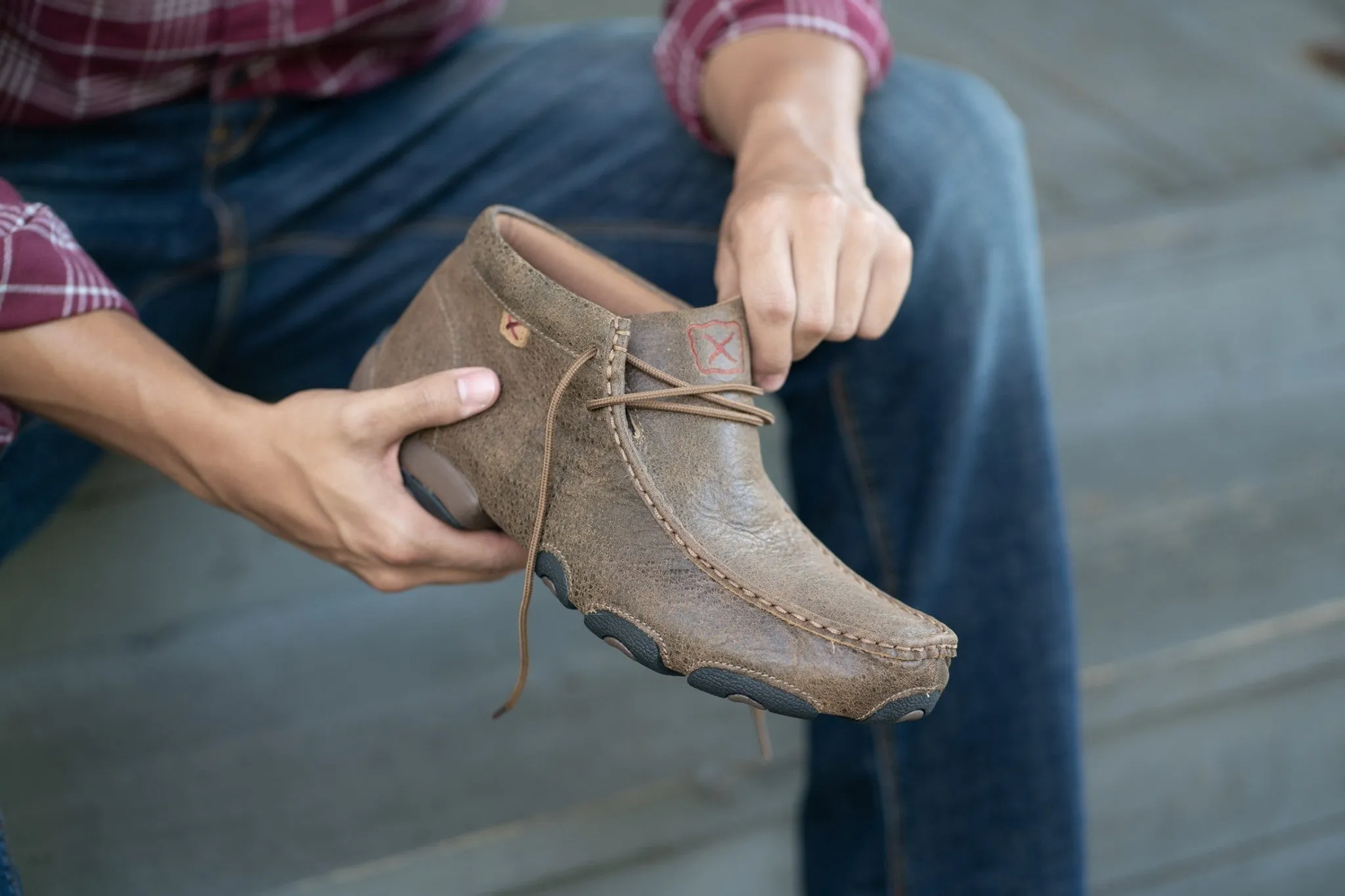 Men's Twisted X Original Chukka Western Driving Moc