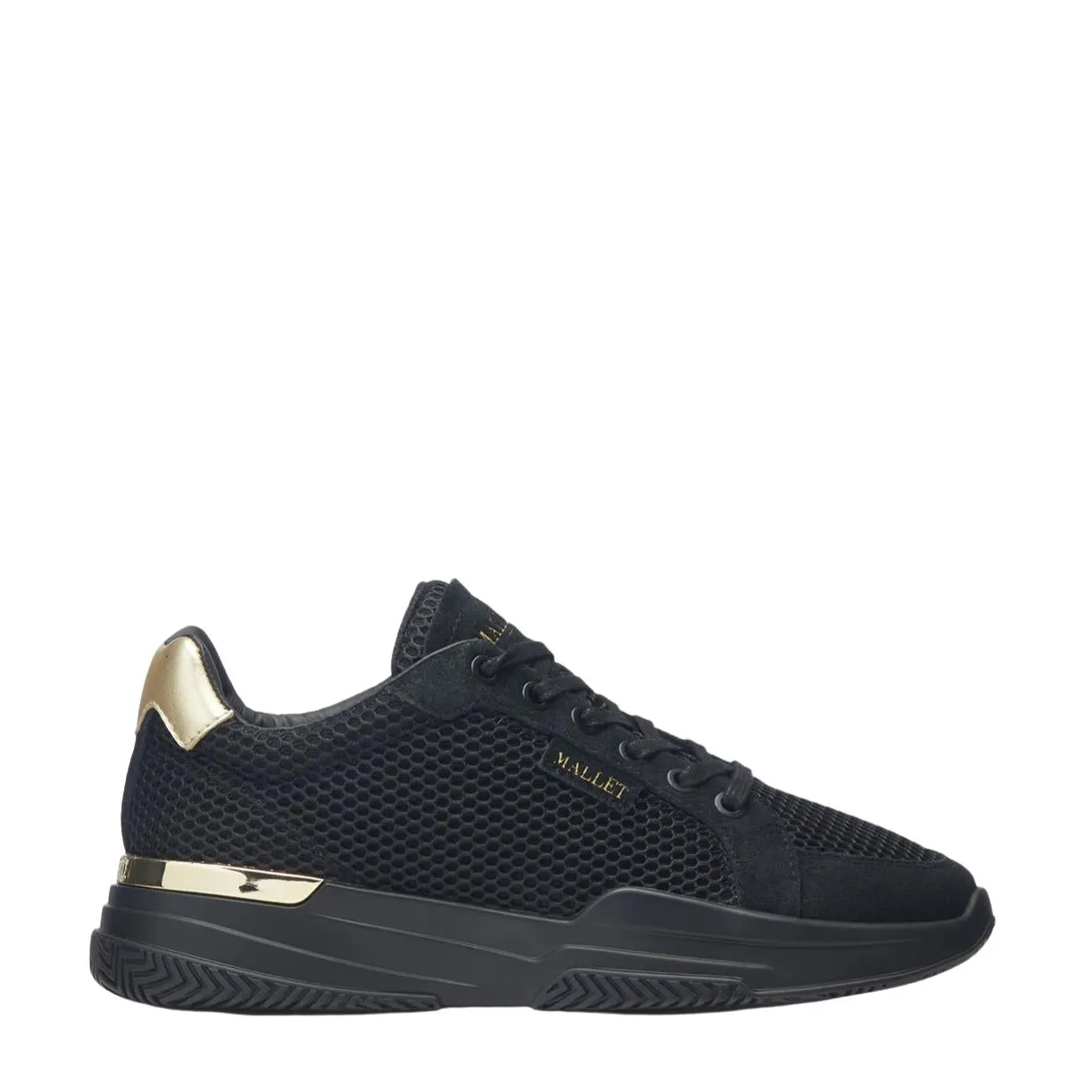 Miss Mallet Black Kingsland Midnight Gold Sneaker