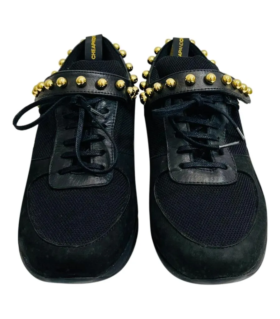 Moschino Studded Trainers. Size 36