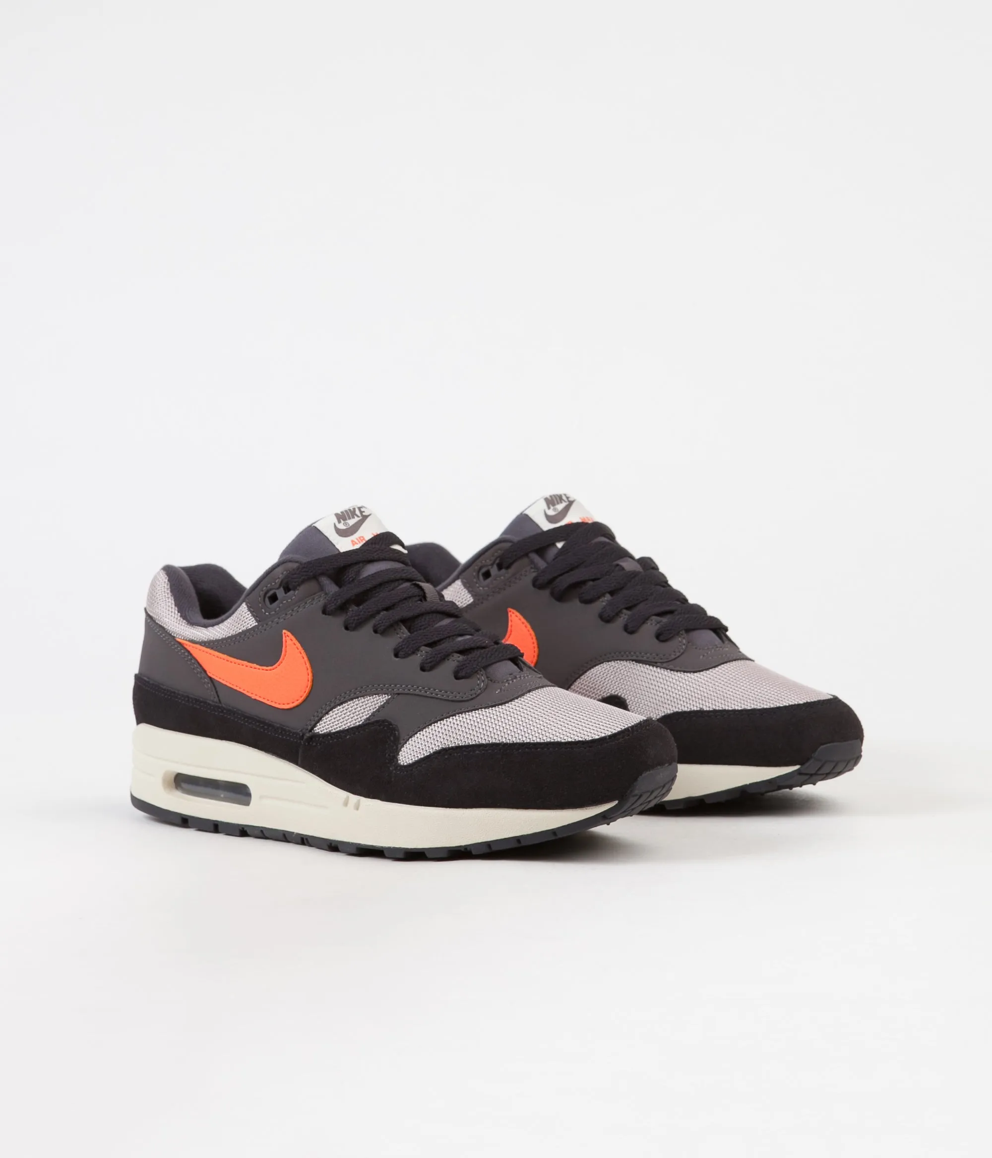 Nike Air Max 1 Shoes - Oil Grey / Wild Mango - Thunder Grey