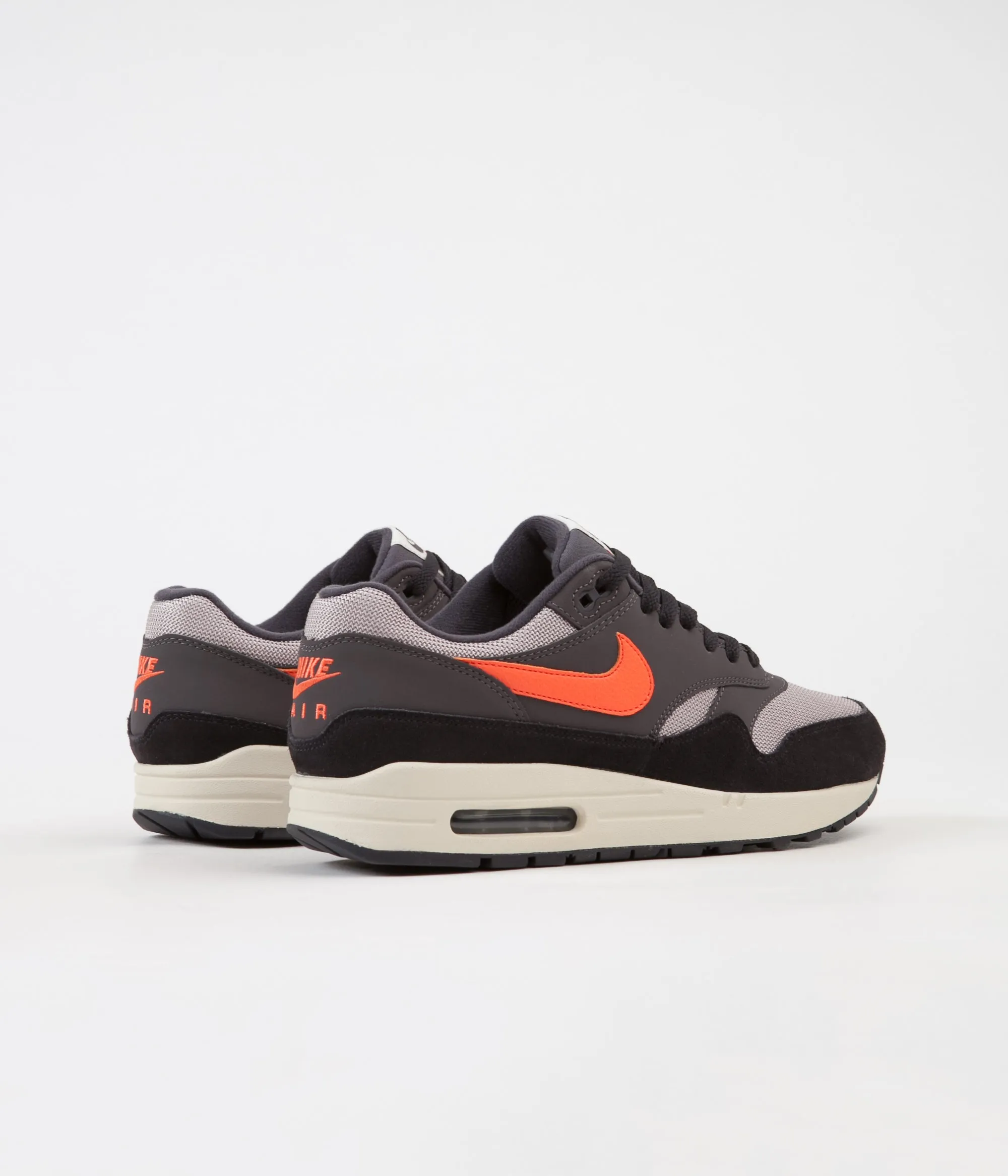 Nike Air Max 1 Shoes - Oil Grey / Wild Mango - Thunder Grey