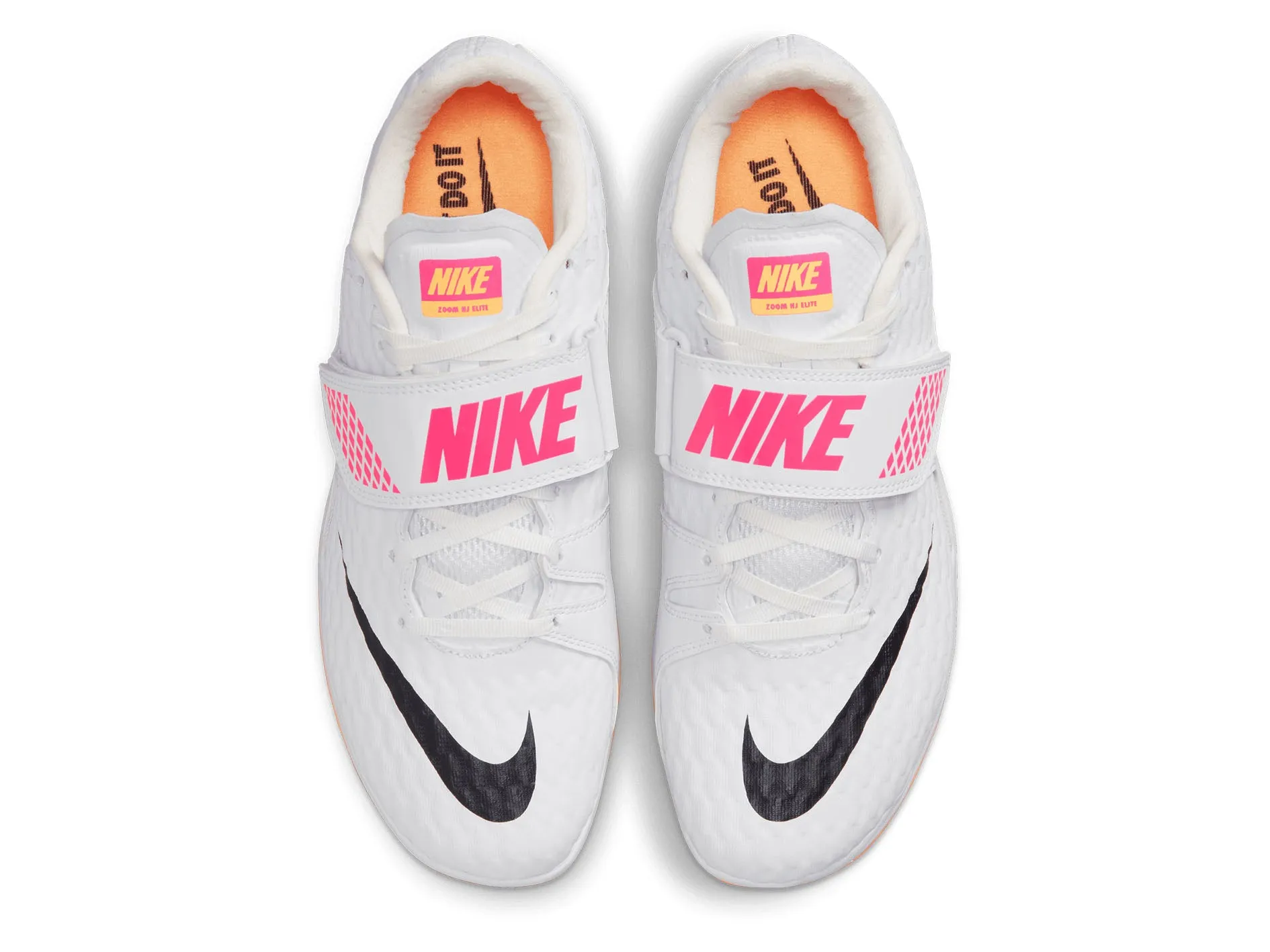 Nike Mens High Jump Elite White Black Pink Orange <br> 806561 102