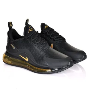 NK Max 720 Breathable Sneakers- Black Gold