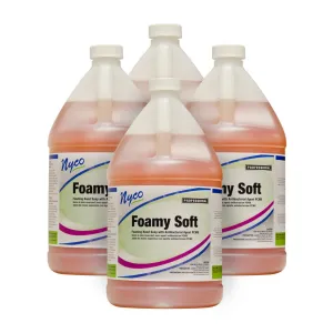 Nyco® Foamy Soft Antibacterial Foaming Hand Soap w/ PCMX (1 Gallon Bottles) - Case of 4