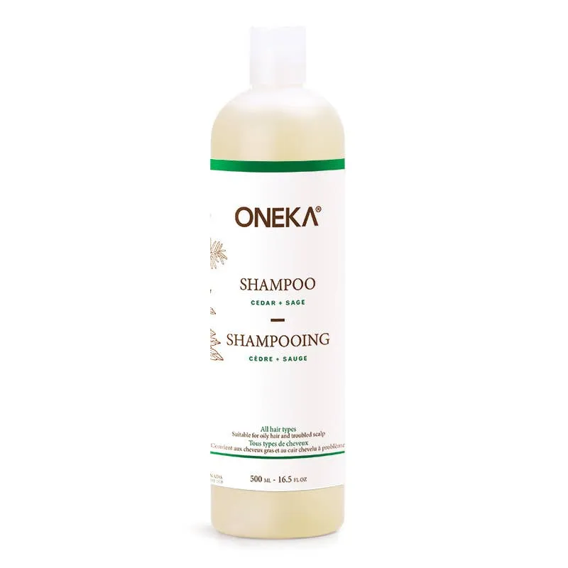 Oneka - 16.5 oz Oneka Cedar and Sage Shampoo