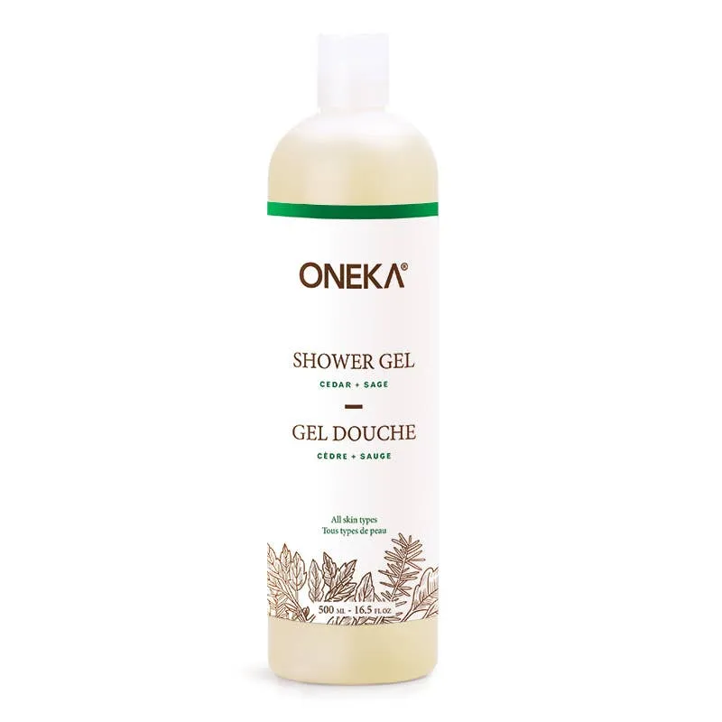 Oneka - 16.5 oz Oneka Cedar and Sage Shower Gel