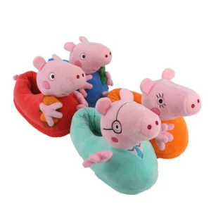 Pig Shoes - Cute Plush Footwear