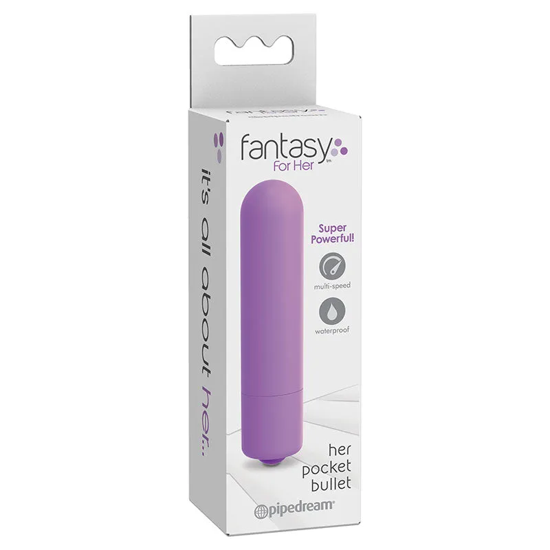 Pipedream Fantasy For Her Her Pocket Bullet Multi-Speed Vibrator Purple