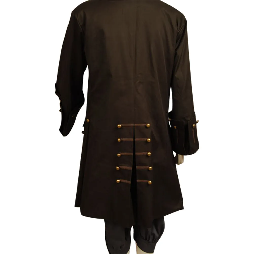 Pirates Brown Outfits Halloween Suit Cosplay Costume