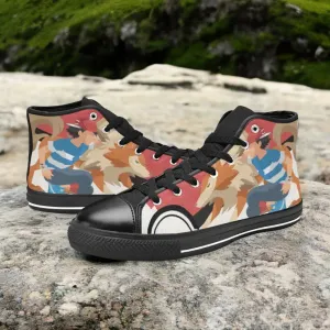 Pokemon Dusk Lycanroc Shoes High Top Sneakers for Kids and Adults