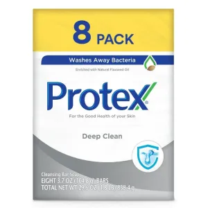 Protex 8 Pack Soaps - Deep Clean 3.7oz