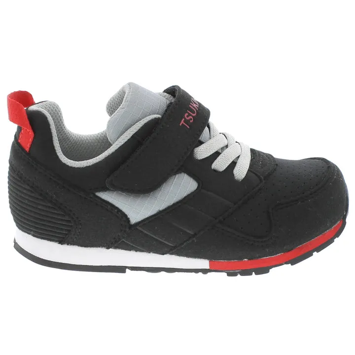 Racer Kid's Athletic Sneaker - Black/Red