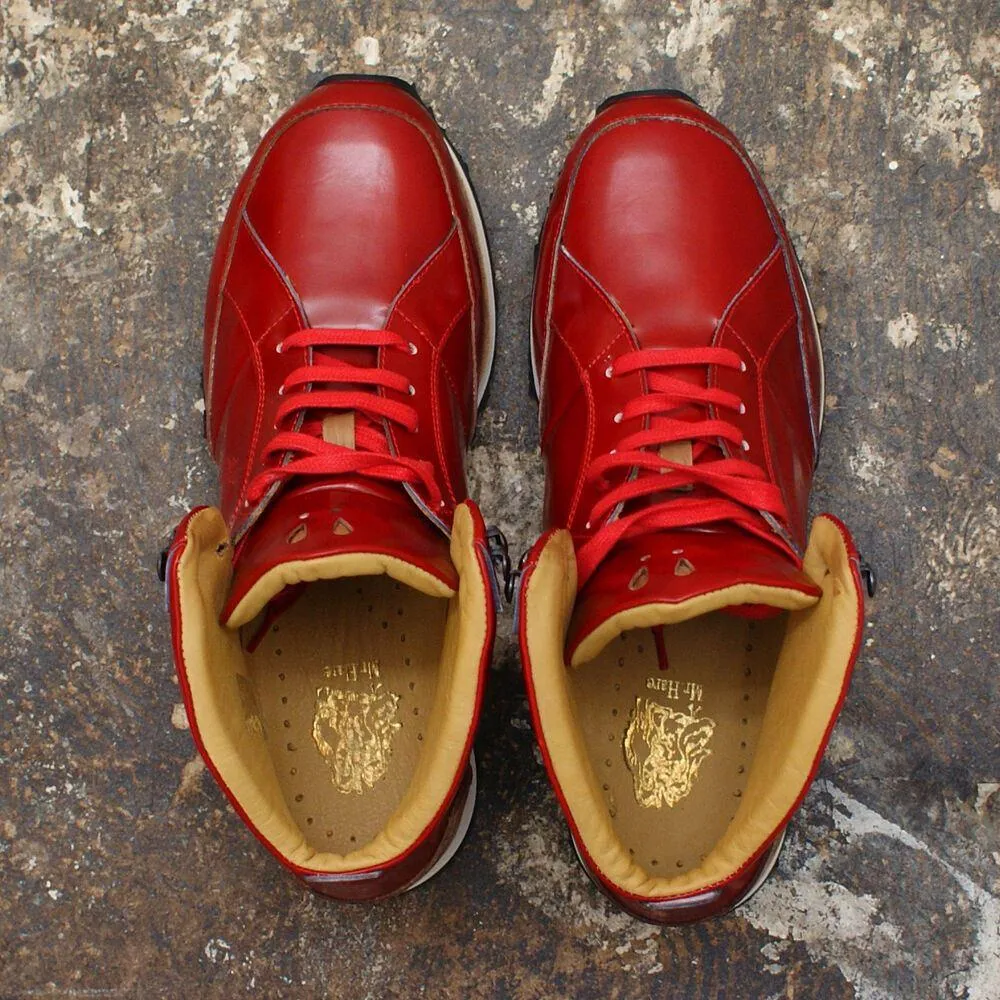 Red 'Vonnegut' Trainers