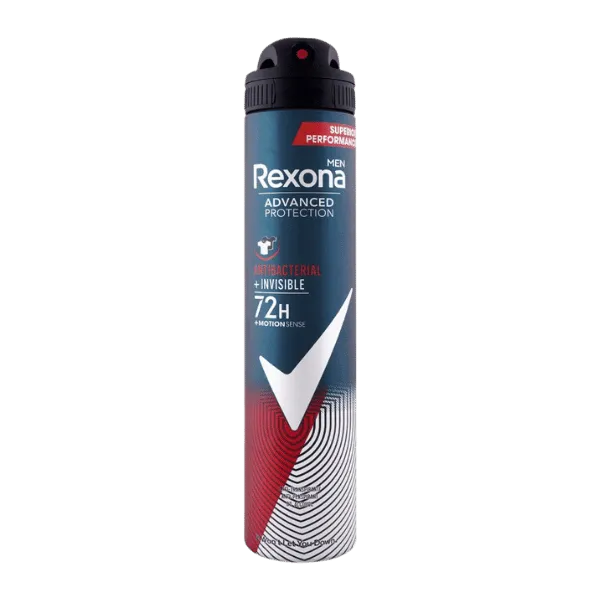 Rexona Men Antibacterial Invisible 72 Hours Body Spray 200ml