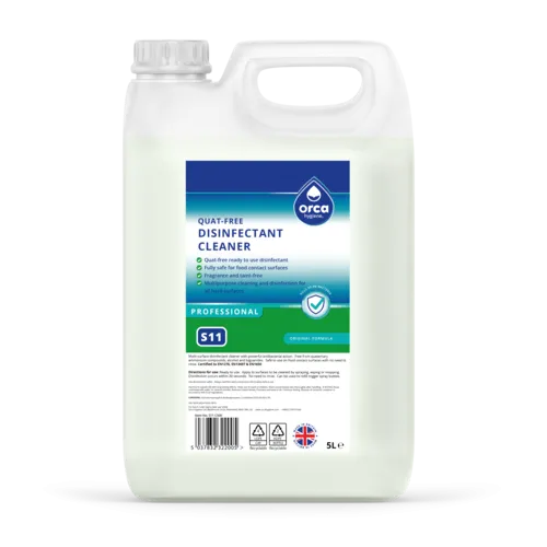 S11 Food Safe Antibacterial Cleaner 5 Litres Quat Free