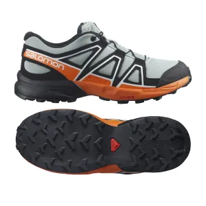 Salomon Speedcross (Wrought Iron/Black/Vibrant Orange) JNR