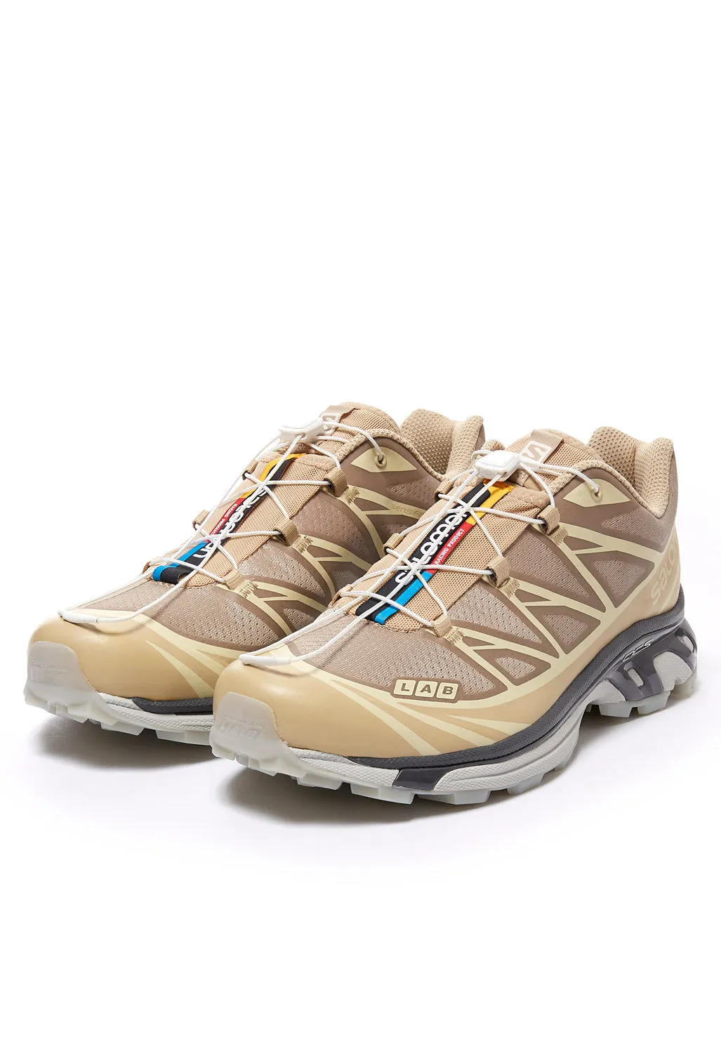 Salomon XT-6 Clear Shoes - Safari / Magnet / Vanilla