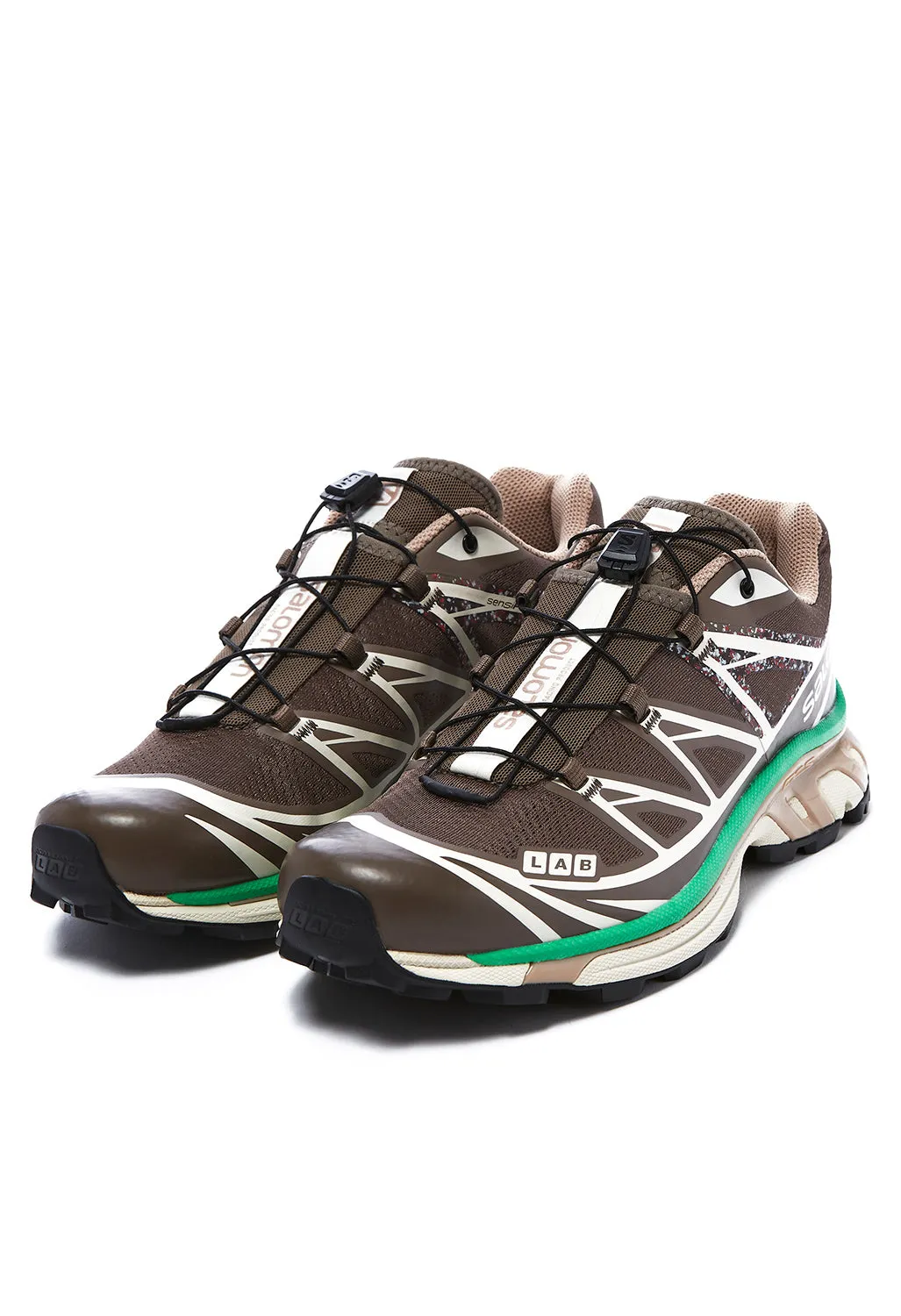 Salomon XT-6 Mindful 2 Shoes - Falcon/Almond Milk/Bright Green