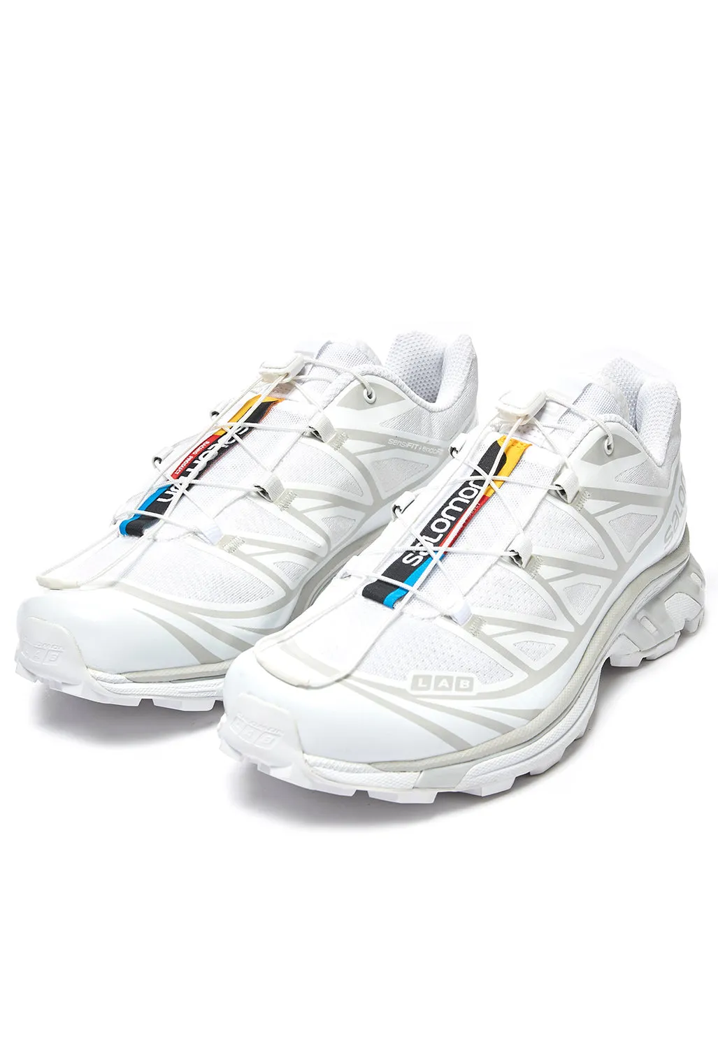 Salomon XT-6 Shoes - White / White / Lunar Rock