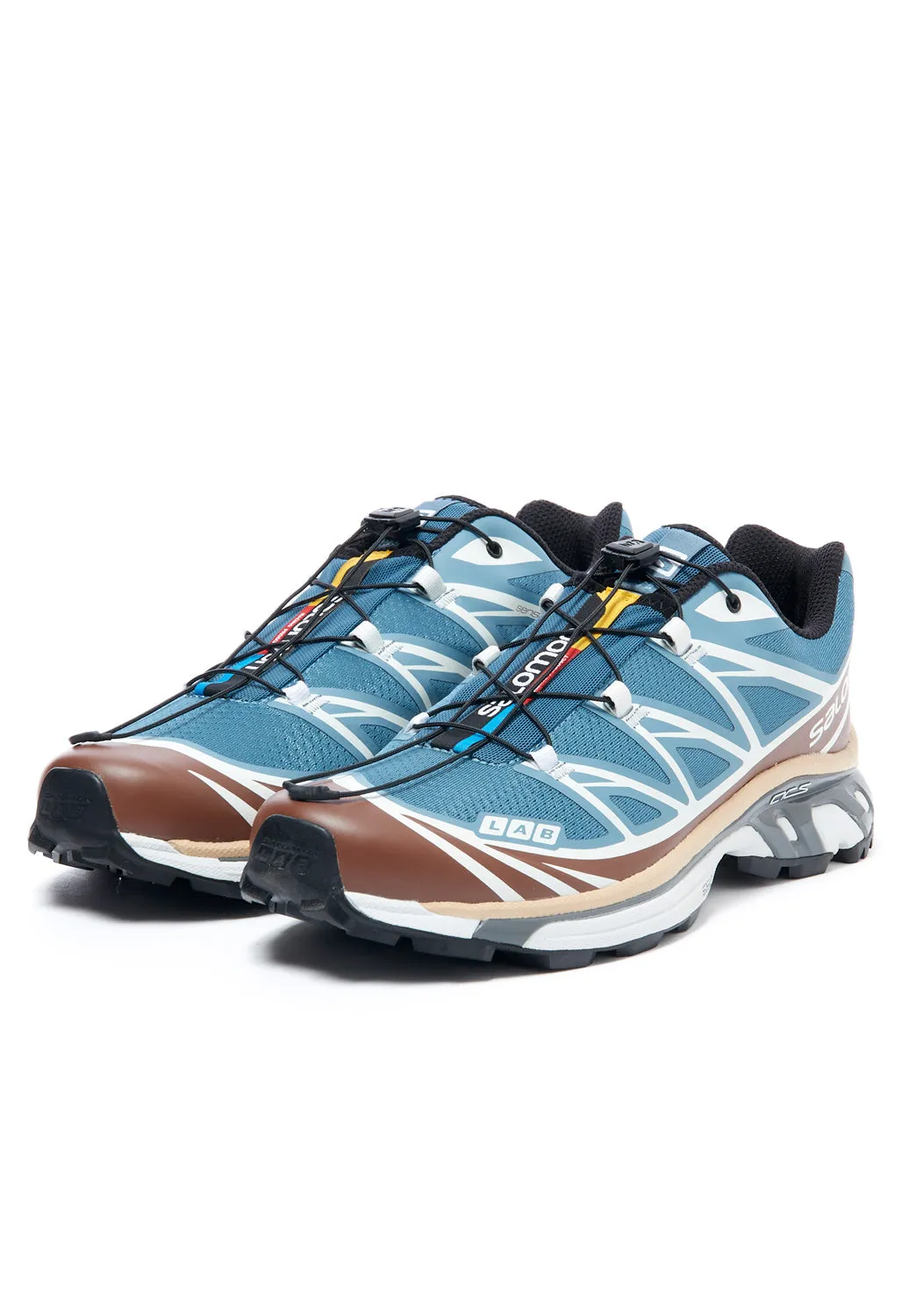 Salomon XT-6 Trainers - Aegean Blue / Tortoise Shell / Hazelnut