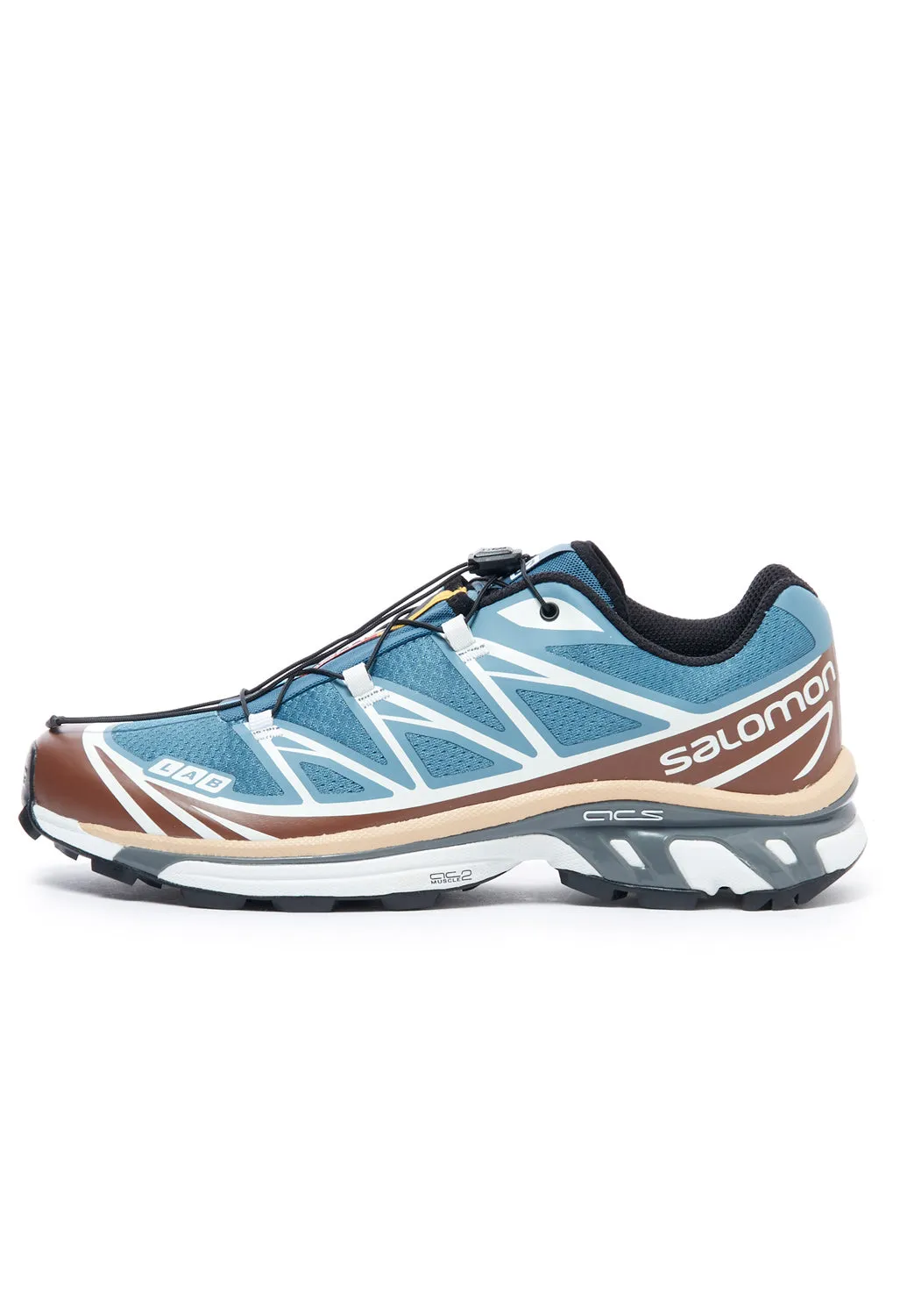 Salomon XT-6 Trainers - Aegean Blue / Tortoise Shell / Hazelnut