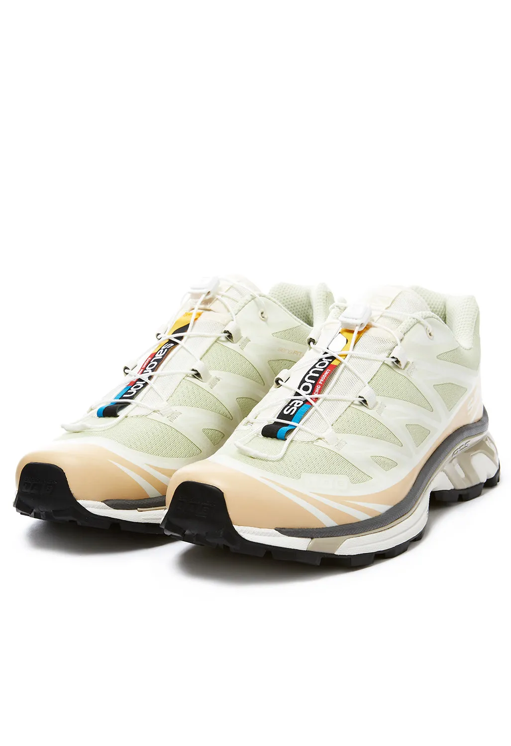 Salomon XT-6 Trainers - Aloe Wash / Hazelnut / Feather Gray