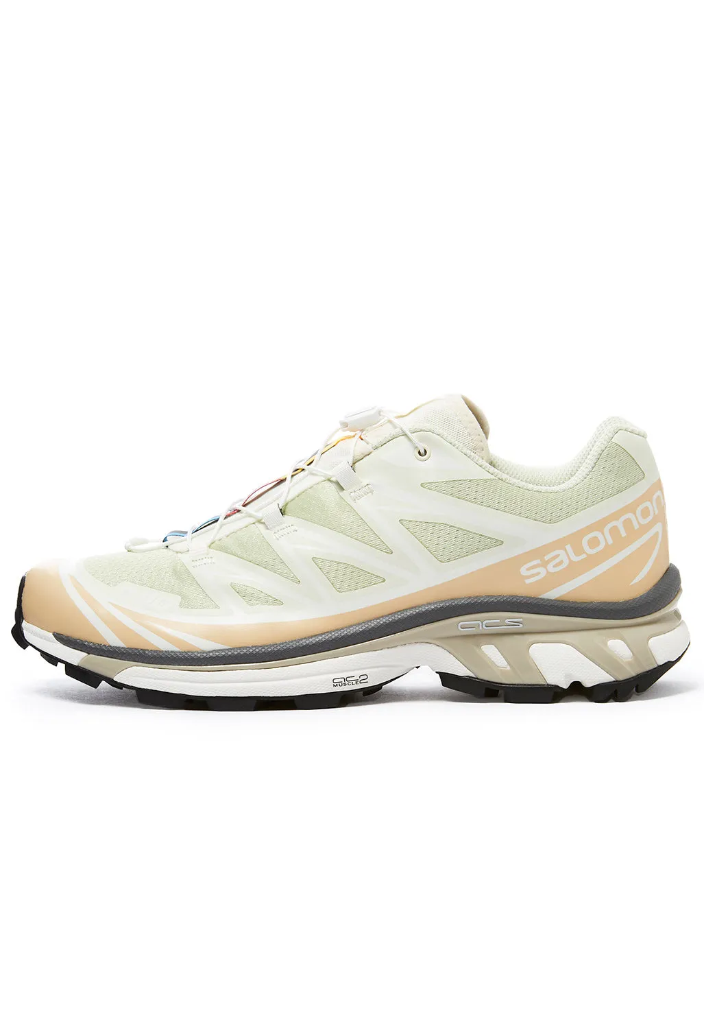 Salomon XT-6 Trainers - Aloe Wash / Hazelnut / Feather Gray