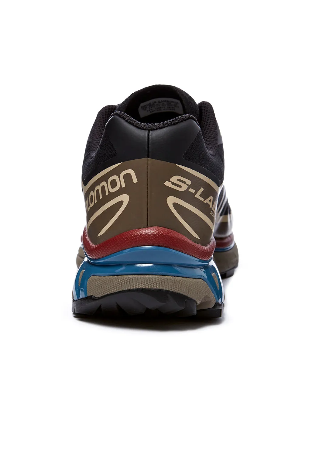 Salomon XT-6 Trainers - Black / Falcon / Cow Hide