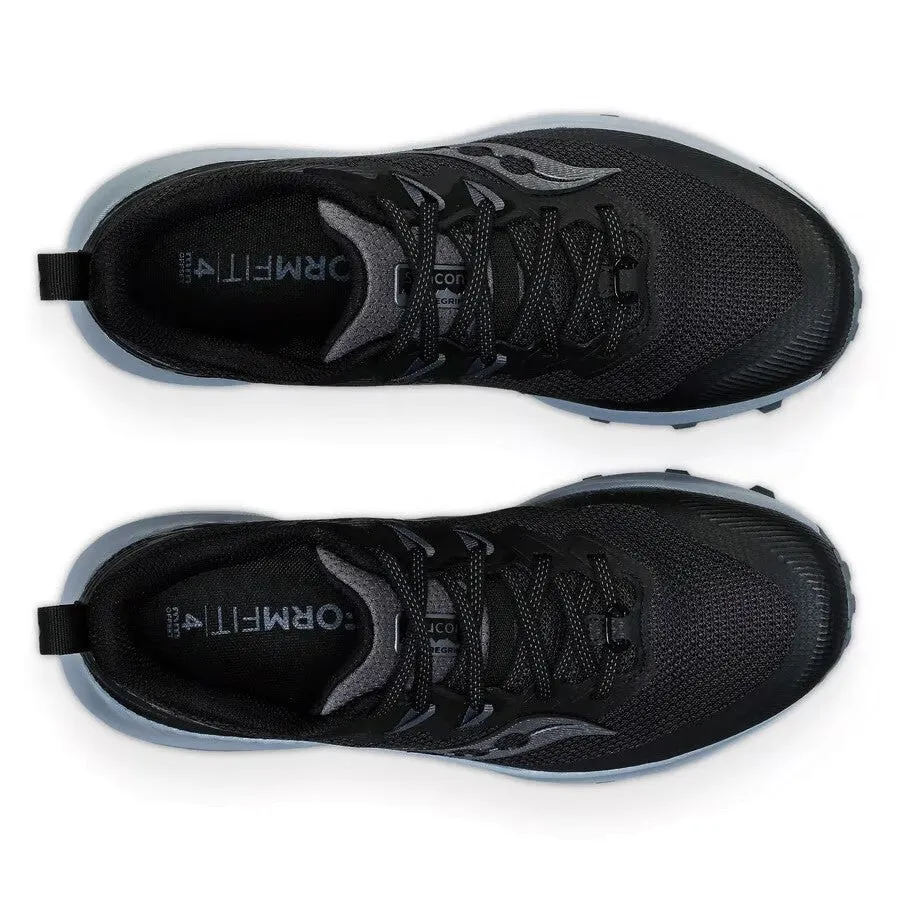 Saucony Peregrine 14 Wide | Black / Carbon | Mens