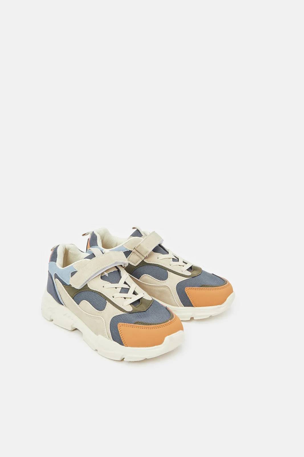 Senior Boys Multicolour Chunky Sneaker