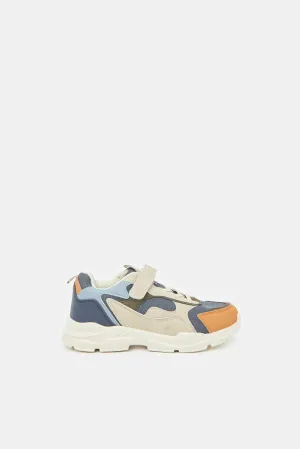 Senior Boys Multicolour Chunky Sneaker