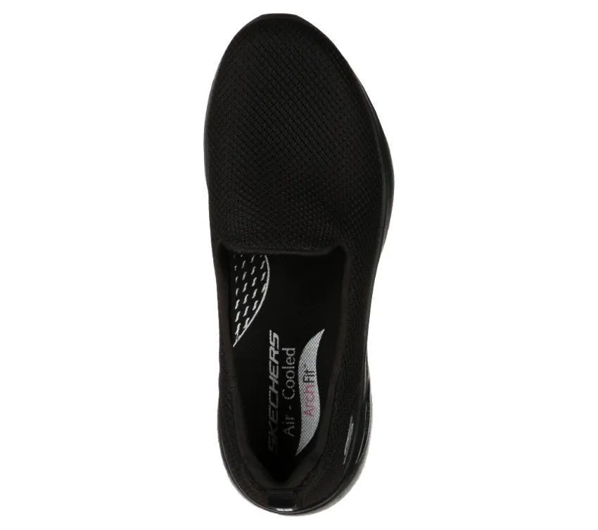 Skechers Go Walk Arch Fit Grateful Womens Black