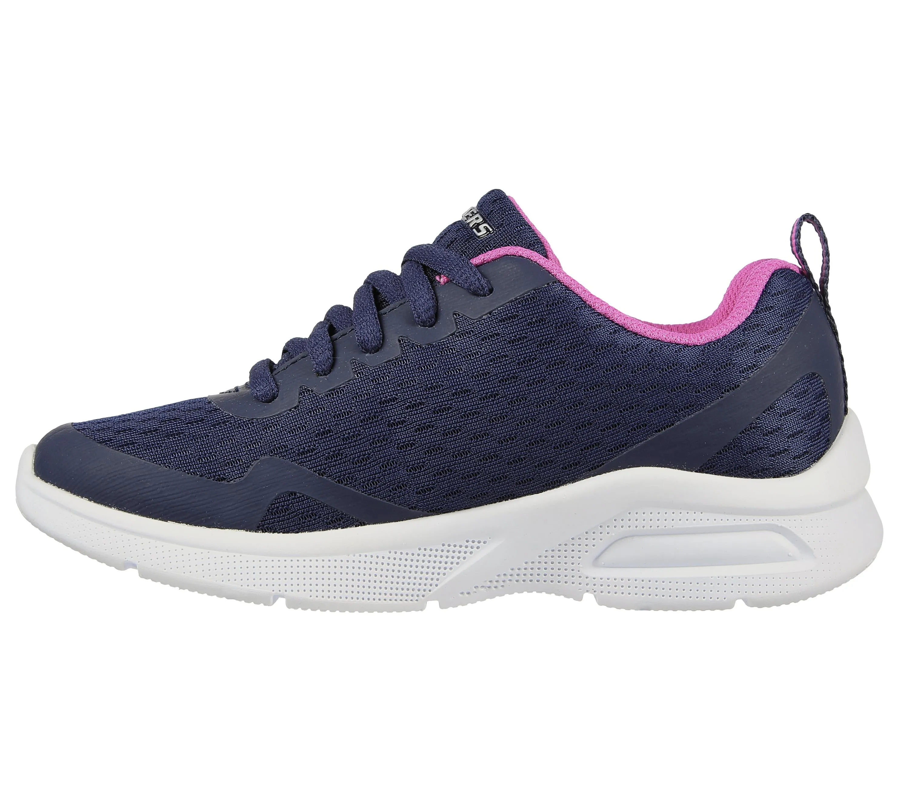 Skechers Microspec Max Electric Jumps Girls Navy Trainer